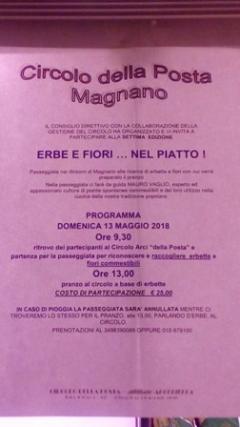 MAGNANO CIRCOLO DELLA POSTA