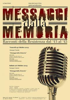 Messaggi dalla memoria - Racconti della Resistenza dal '43 al '45