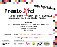 ARCI TORINO - Premio ARCI "Notte Rossa Barbera" - 