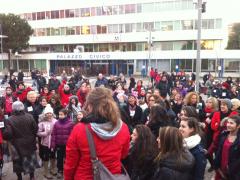 #1billionrising Flash Mob a #Collegno