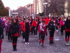 #1billionrising Flash Mob a #Collegno