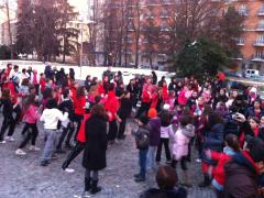 #1billionrising Flash Mob a #Collegno