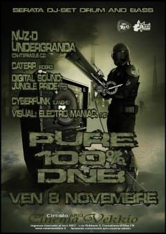 PURE 100% DNB @ Venerdì 8 novembre live Cinema Vekkio