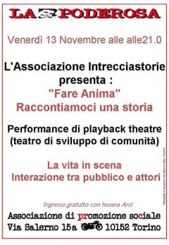 "Fare anima" a La Poderosa