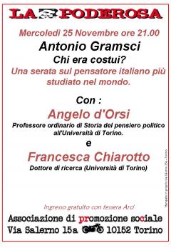 Incontro "Antonio Gramsci: chi era costui?" a La Poderosa
