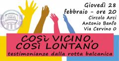 Così vicino, così lontano testimonianze dalla rotta balcanica
