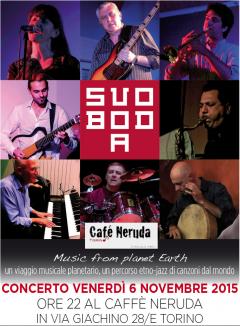 SVOBODA - Music from planet Earth al Cafè Neruda