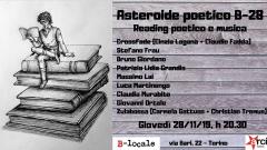 Asteroide poetico B-28. Il reading.