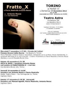 Antonio Rezza e Flavia Mastrella a Torino, Spettacoli ed incontri || Dal 13 al 18 Novembre 2012