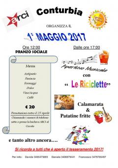 Arci Conturbia 1 Maggio 2017