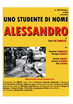 Proiezione di "Uno studente di nome Alessandro" di Enzo De Camillis