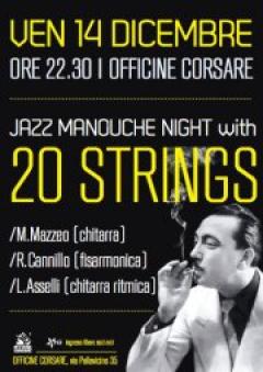 Concerto di Jazz Manouche a cura dei 20 Strings alle Officine Corsare