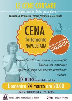 Cena fortemente Napoletana alle Officine Corsare
