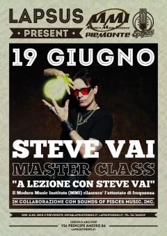 “Alien Guitar Secrets” a lezione con Steve Vai al Lapsus