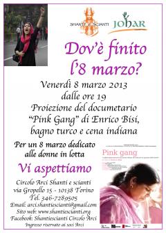 Dov'è finito l'8 marzo? a cura di Shanti e Scianti