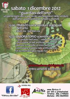 Laboratorio costruzione nidi e notizie dall' orto a cura del Circolo Il Bricco