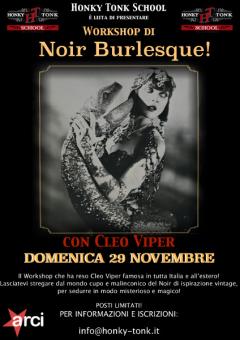 WORKSHOP DI NOIR BURLESQUE a cura di Honky Tonk