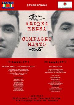 ANDREA MENSA - " il Compagno Mirto"