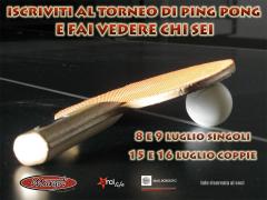 Torneo di ping-pong al Margot