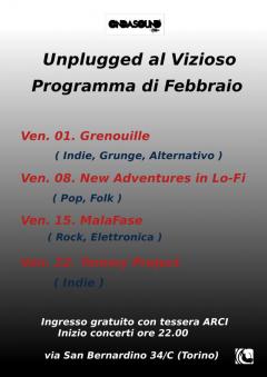  Live di Febbraio per "Unplugged al Vizioso"