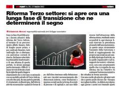 Riforma del Terzo Settore: si apre ora una lunga fase di transizione che ne determinerà il segno