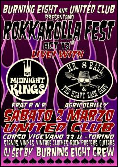 Rockarolla fest #13: Midnight kings allo United Club