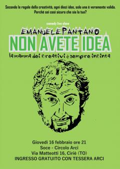 Emanuele Pantano - Stand up comedy at SOCE!
