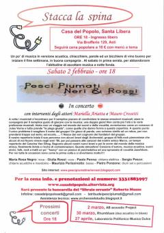 2 febbraio .... alle 18, stacca la spina @ Casa del Popolo Asti
