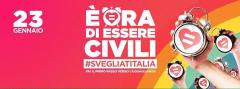 #SVEGLIATITALIA 23 gennaio: E' ora di essere civili