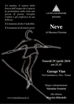 "NEVE" - Reading con Valentina Veratrini al Garage Vian