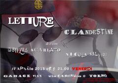 LETTURE CLANDESTINE al Garage Vian