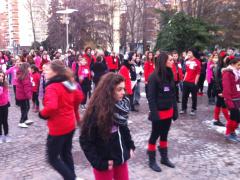 #1billionrising Flash Mob a #Collegno