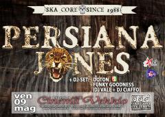 PERSIANA JONES | FUNKY GOODNESS | DotOn Diggeis_Ven 9 Mag @ live Circolo Cinema Vekkio _Corneliano d'Alba