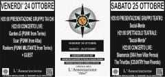 musica live, teatro e presentazione corsi a "L'Associazione"