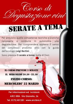 Corso di "degustazione vini - II livello" @ ArciBra