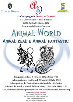 Premiazione del concorso/esposizione “Animal World: Animali reali e Animali fantastici"