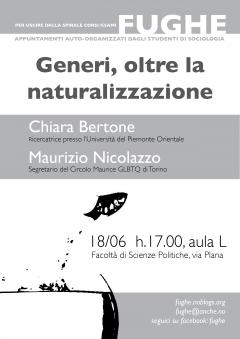 Generi, oltre la naturalizzazione 