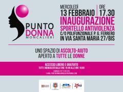 Inaugurazione Punto Donna a Moncalieri - mercoledì 13 febbraio 