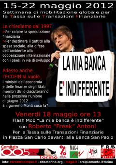 “La mia Banca è indifferente” in occasione della Global Week of Action 