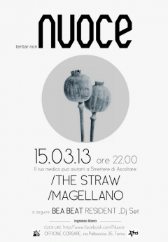 Nuoce #5: Magellano + The Straw live alle Officine Corsare