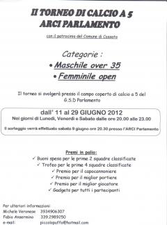 II TORNEO DI CALCIO A 5