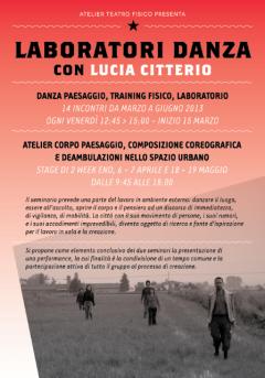 Atelier Teatro Fisico - STAGE DANZA PAESAGGIO con LUCIA CITTERIO
