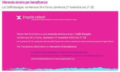 Merenda Sinoira a sostegno della Comunità Fragole Celesti al Basaglia