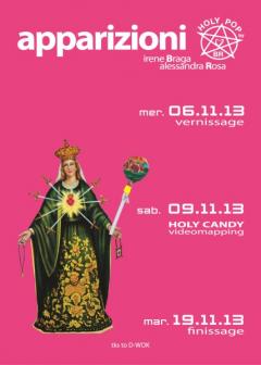 Inaugurazione mostra HOLY POP by BR all'Amantes