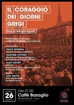 Presentazione libro IL CORAGGIO DEI GIORNI GRIGI al Caffè Basaglia