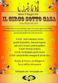 IL CIRCO SOTTO CASA - La festa del piccolo circo - Rivalta, 310514