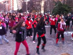 #1billionrising Flash Mob a #Collegno