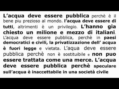 Campagna Pubblica sull'Acqua 