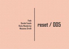 RESET 005 / mostra collettiva all'Amantes