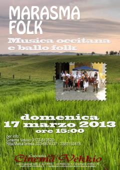 Marasma Folk @ domenica 17 marzo live Cinema Vekkio